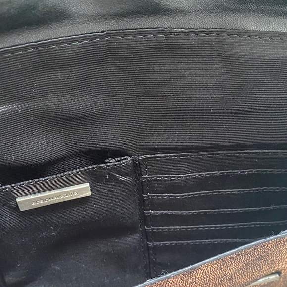 BCBG MAXAZRIA // Bronze Metallic Envelope Clutch - Picture 10 of 11